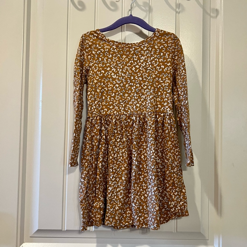 Long-Sleeve Butterfly Dress